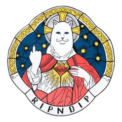 Unisex Ripndip Stained Glass Nermal Rug