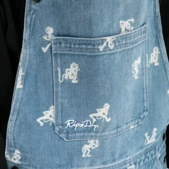 Unisex Ripndip Dance Party Denim Overalls