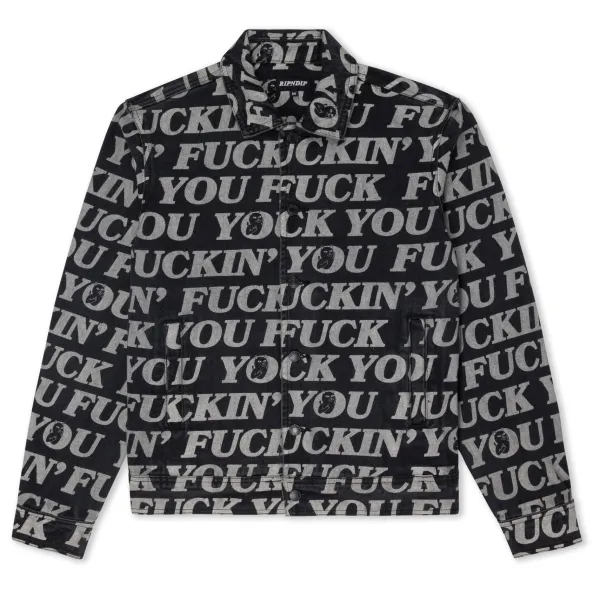 Unisex Ripndip Fuckin Fuck Denim Jacket