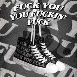 Unisex Ripndip Fuckin Fuck High Top Shoes