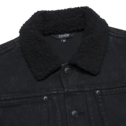 Unisex Ripndip Fucking Fuck Denim Sherpa Jacket