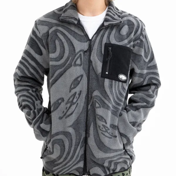 Unisex Ripndip Hypnotic Polar Fleece Jacket