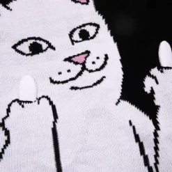 Unisex Ripndip Lord Nermal Flippy Knitty Sweater