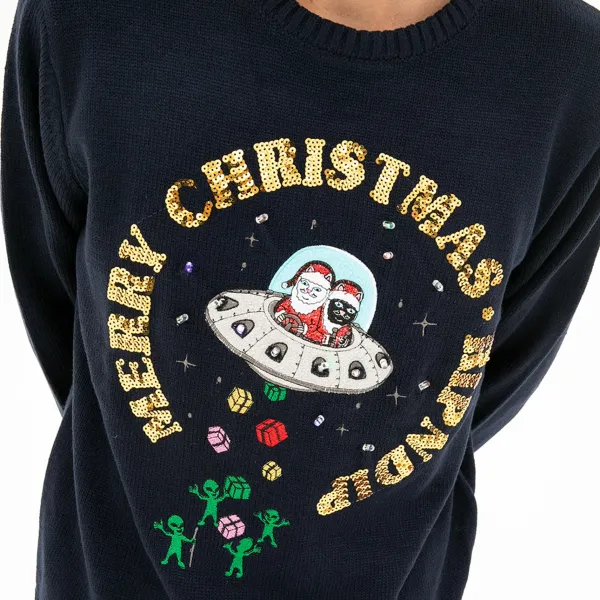 Unisex Ripndip Merry Litmas Light Up Sweater