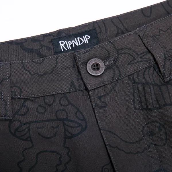 Unisex Ripndip Nerm Doodle Twill Shorts