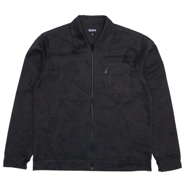 Unisex Ripndip Nerm Doodle Work Jacket