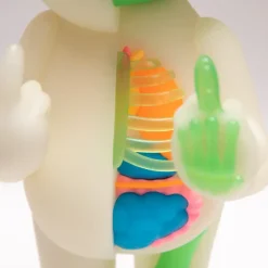 Unisex Ripndip Radioactive Nerm Vinyl Figure